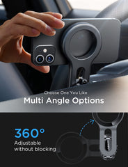 LISEN Fits MagSafe Car Mount Upgrade 18 Magnets Fit iPhone 16 Pro Max Car Phone Holder Mount Super Stable Magnetic Phone Holder for Car Air Vent for Magsafe iPhone 13/14/15 Pro Max Plus