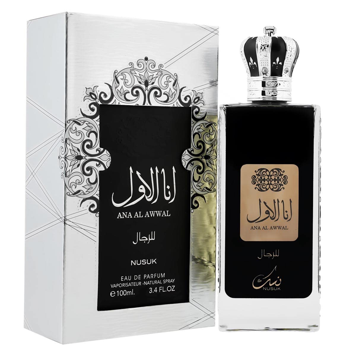 Ana Al Awwal by Nusuk Eau De Parfum Spray 3.4 oz / 100 ml (Men)