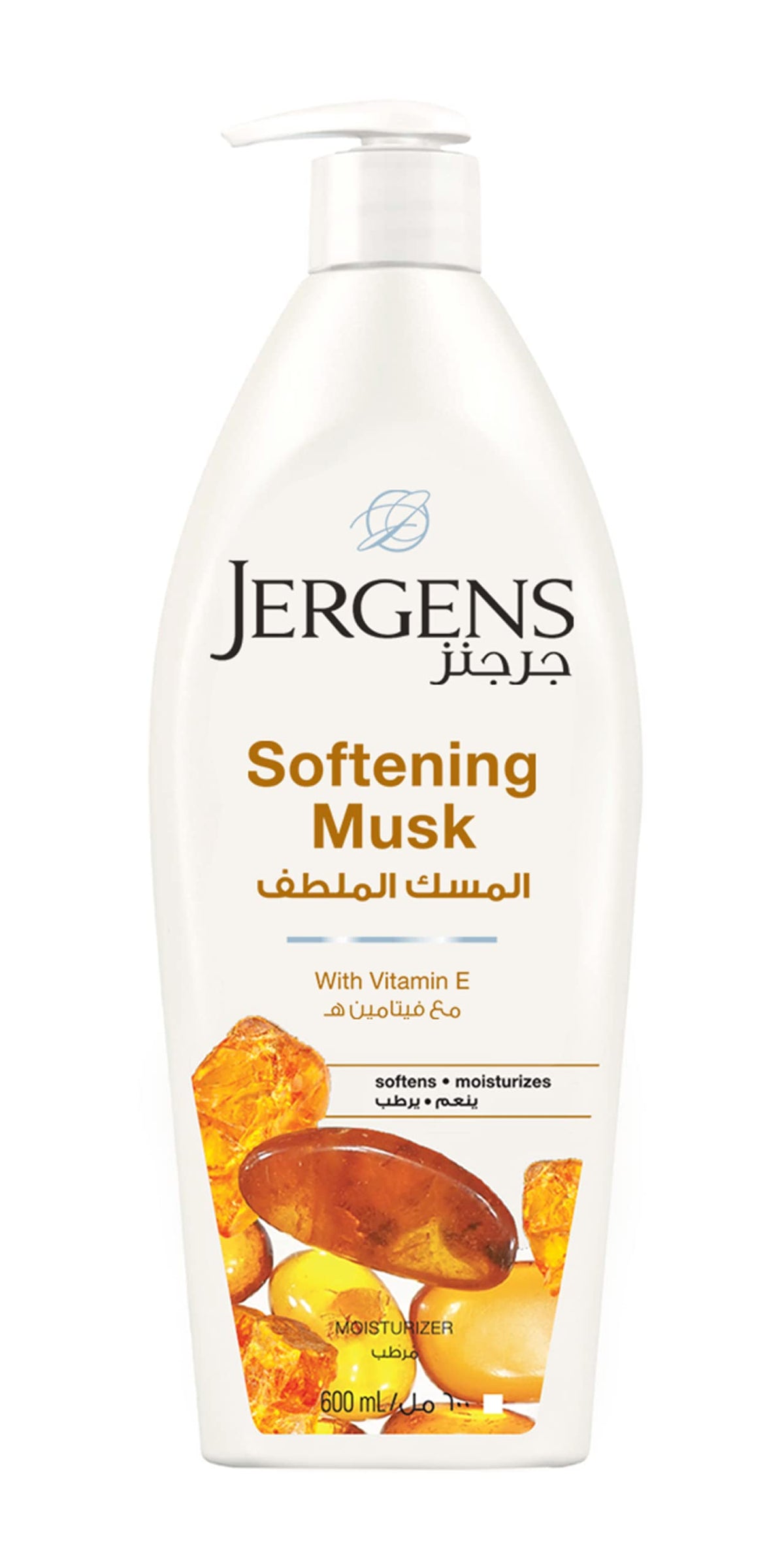 Jergens Dry Skin Moisturizer Musk Scent 600ml, Pack of 1