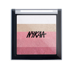 Nykaa Glow Goals! Shimmer Brick Highlighter Palette - Want It All - Highly Pigmented, Waterproof & Easy to Blend (7.5g)