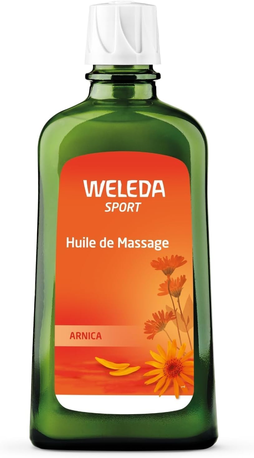 Weleda Bio Arnica Massage Oil 200ml - Naturopathic care for the body with hypertonicity and muscle spasms. Ideal for sports.