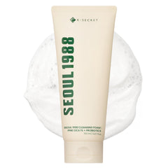 K-SECRET Cleansing Foam, Seoul 1988, Pine Cica 1%, Probiotics - 150ml