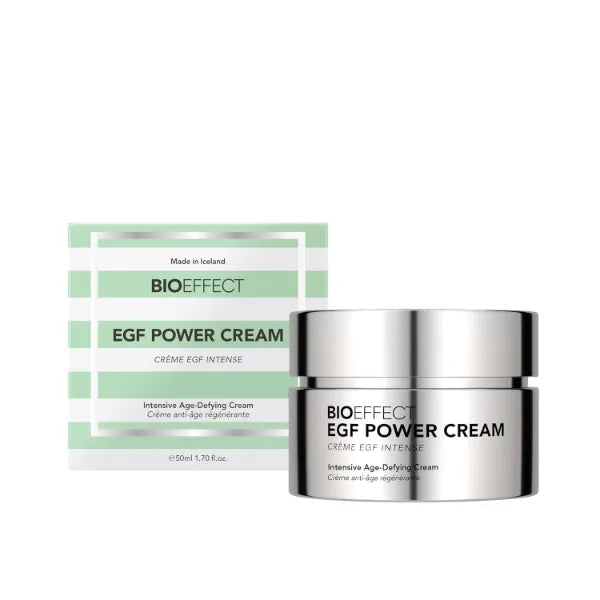 Bioeffect EGF Power Cream | Advanced Age-Defying Face & Neck Cream with Epidermal Growth Factor + Hyaluronic Acid + Niacinamide for Wrinkles & Age Spots | 50 mL / 1.69 oz
