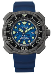 Citizen Men's Analogue Eco-Drive Watch with a Rubber Band Promaster Marine