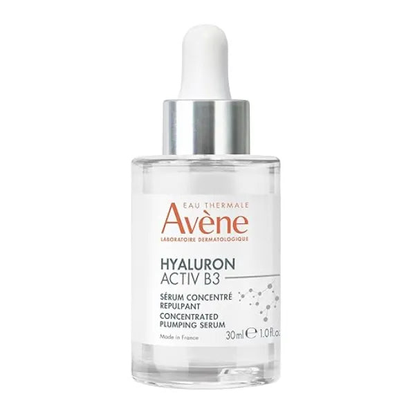 Avène Hyaluron ACTIV B3 Concentrated Plumping Serum, Light weight hydrating serum, powered by Niacinamide + Pure Hyaluronic Acid, Firms & Plumps the skin for a healthy complexion 1 oz