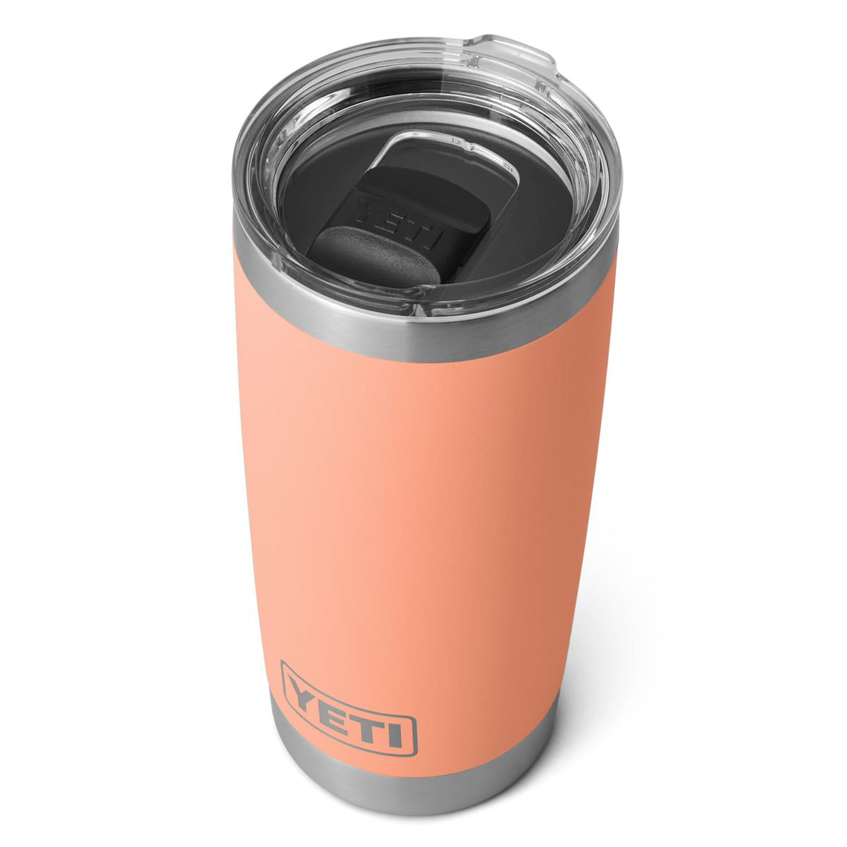 YETI Rambler 20 oz Tumbler, Stainless Steel, Vacuum Insulated with MagSlider Lid - Low country Peach