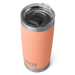YETI Rambler 20 oz Tumbler, Stainless Steel, Vacuum Insulated with MagSlider Lid - Low country Peach