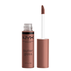 NYX PROFESSIONAL MAKEUP (BLG46 BUTTERSCOTCH) - Butter Gloss Brown Sugar, Non-Stick Lip Gloss - Butterscotch (Neutral Light Brown)