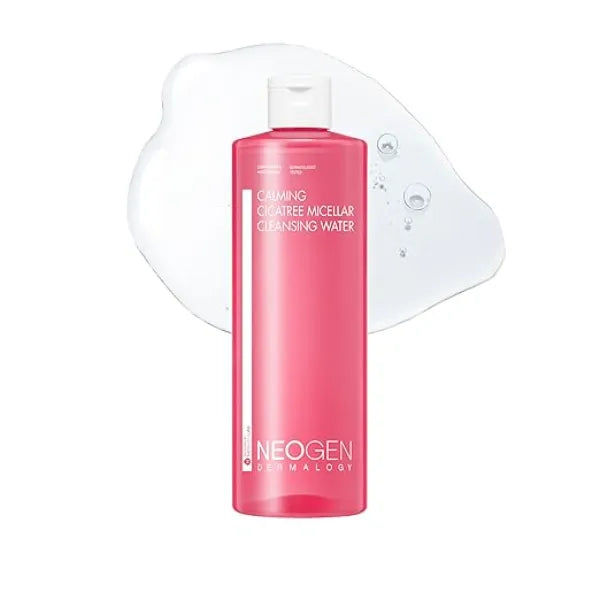 NEOGEN DERMALOGY Calming Cleansing Water Cica Tree Micellar 13.52oz(400ml) for Sensitive Skin/Korean Skin Care/K-Beauty/mild cleansing