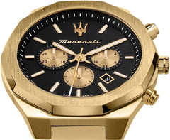 Maserati Stile 45 mm Chronograph Men's Watch, Gold, Chronograph