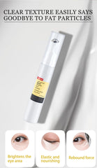 Snail Peptide Eye Serum, 360° Massage Ball Roll-On for Moisturizing and Firming, Under Eye Roller Cream with Niacinamide and Snail Mucin, Reduces Dark Circles, Puffiness, Wrinkles, and Fine Lines