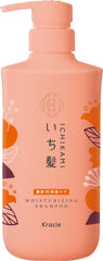 Ichikami Dense W Moisturizing Care Hair Shampoo Pump Non Silicone Amino Acid Shampoo Hair Care, Damage Care, Men and Women- 480ml