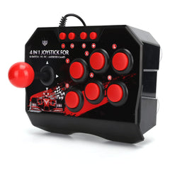 NALACAL Arcade Fight Stick Joystick for Switch/PC/PS3 Games Accessories, Wired Arcade Joystick Arcade Games Accessories for Switch, Xbox Series X, PS4, PS3, Xbox One, Xbox 360, macOS, Windows