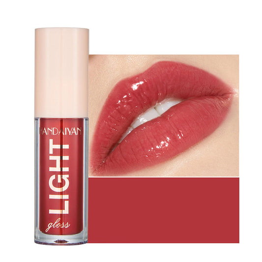 Lip Gloss Jelly Hydrating Moisturizing Long Lasting High Glossy Light Stain Super Lustrous Balm Oil Tinted Treatment Lips Glow Glass Shine Makeup Colored Bright Lifter Lip Care For Women Girls(812)