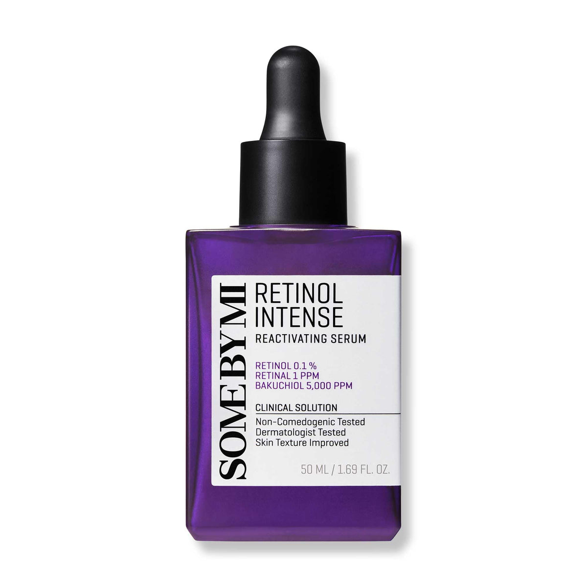Some by Mi Retinol Intense Retinol Serum - 1.69 oz, 50 ml - Korean Bakuchiol Retinol Face Firming Serum - Improves Signs of Aging, Reduces Pore Size, and Refines Skin Texture - Korean Skin Care
