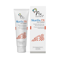 Fixderma Skarfix -TX Face Cleanser with Tranexamic Acid, Kojic Acid & Niacinamide | Kojic Acid Face Wash | Pigmentation Face Wash for All Skin Types | Face Wash for Women | Face Wash Men - 75gm