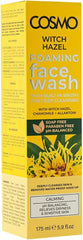 CD COSMO DESIGNS Witch Hazel Foaming Face Wash 175ml, With Built in Brush for Deep Cleansing, Ph Balanced and Paraben Free, Relieve Dryness & Sensitive Skin, for Daily Use