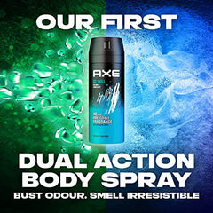 AXE Men Body Spray Deodorant, for Long Lasting Odour Protection, Ice Chill, for 48 hours Irresistible Fragrance, 150ml