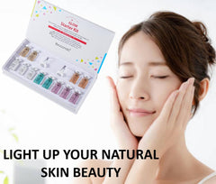 JEMPET Hyaluronic Acid Serum Ampoule Set (12 Vials) for Microneedling Skin Spa Treatment