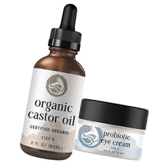 Foxbrim Naturals Eye Care Duo Castor Oil & Probiotic Eye Cream