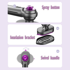 ANTOLEMini Steam Iron for Clothes,180°Rotating Handheld Steam Iron,Portable Steamer Travel Iron,Micro Steam Iron Mini Handheld Garment Steamer Support Dry and Wet Ironing for Home Travel