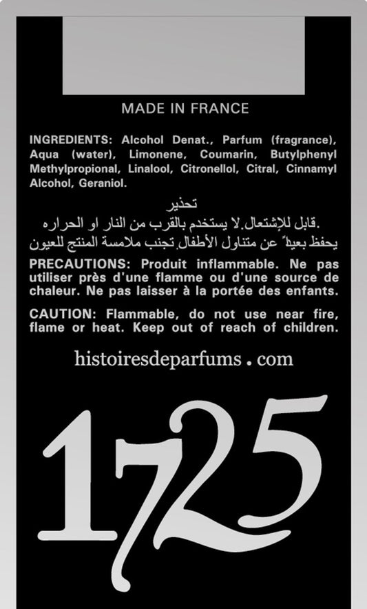 HISTOIRES DE PARFUMS 1725 Men's Eau de Perfume, 120 ml