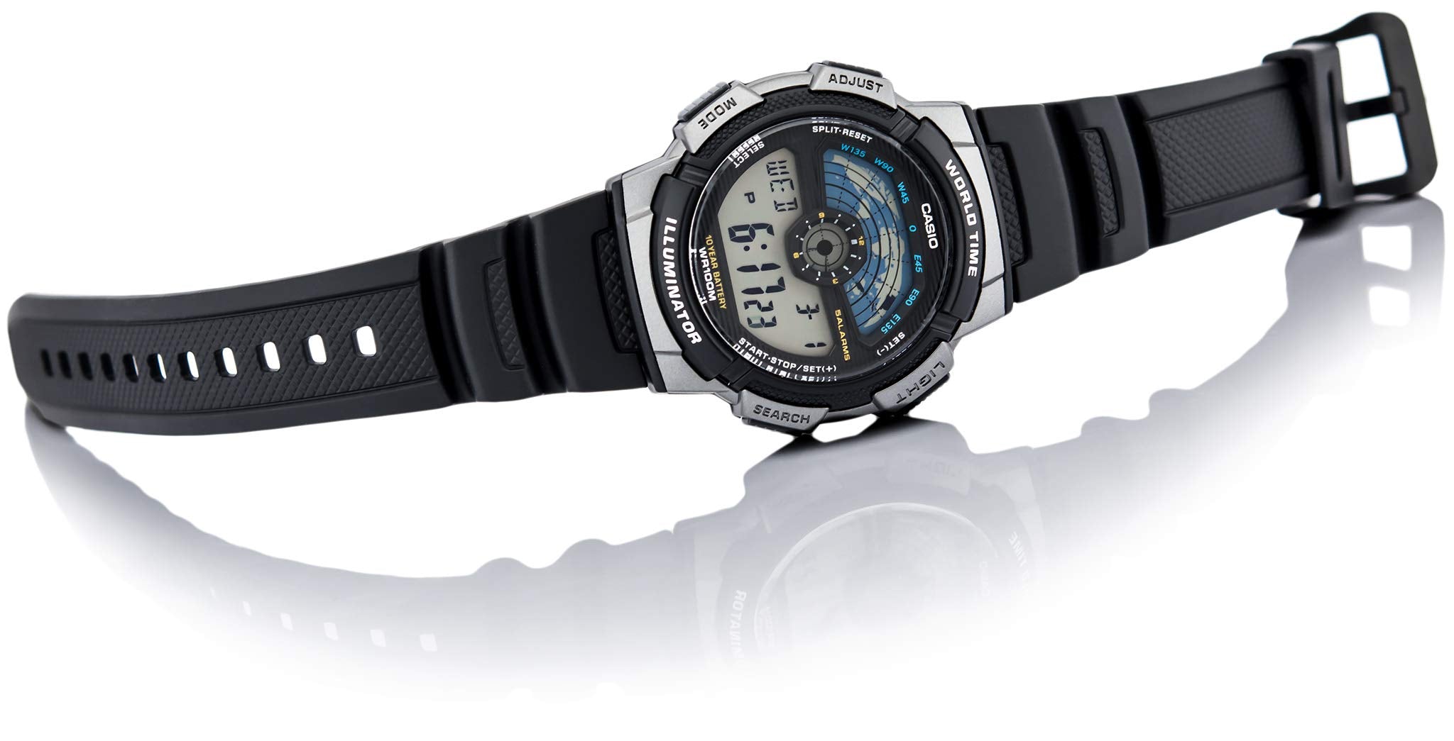 Casio Sport Watch Digital Black/Silver/Grey