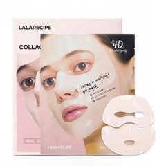 LALARECIPE Collagen Melting Hydrogel Night Mask, Vegan Collagen, Bakuchiol & Peptides for Firming & Glass Glow, Intensive Overnight Visible Resilience Care, Korean Skin Care (1.35 fl oz x 4ea)