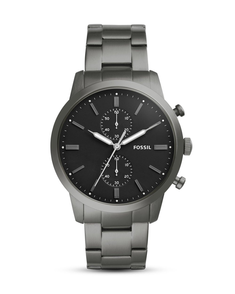 Fossil Mens Quartz Watch, Chronograph Display and Stainless Steel Strap FS5349