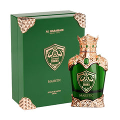 Al Haramain Sheikh Majestic Extrait De Parfum, 100ml Unisex Oriental Citrus Floral Perfume, Glass Bottle, Long-Lasting Bergamot, Lemon, Neroli, Oakmoss & Amber
