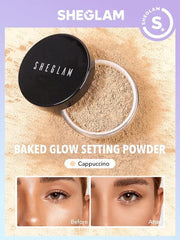Sheglam Baked Glow Setting Powder No.Light Cappuccino