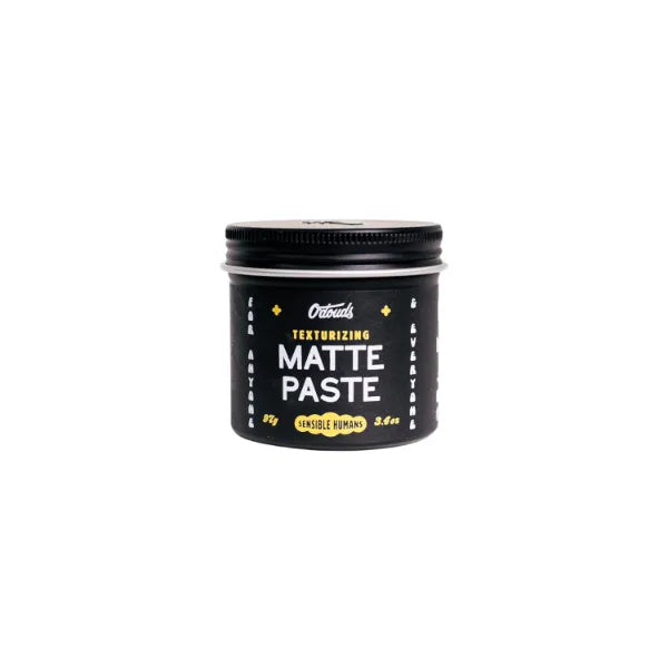 O'Douds Matte Paste - Natural Styling Clay for Men - Strong Hold for Maximum Volume & Texture with Matte Finish - Vegan & Plant-Based - Labdanum & Lime Scent (3.4oz)