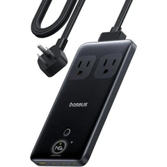 Baseus Blade 140W 6-in-1 USB-C Charging Station with Digital Display & Detachable 5ft Cord