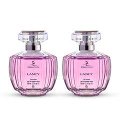 DORALL COLLECTION Lancy Eau de Toilette Perfume for Women - 100ml(Pack Of 2), Floral & Gourmande Long Lasting Feminine Fragrance, Body Perfume for Women