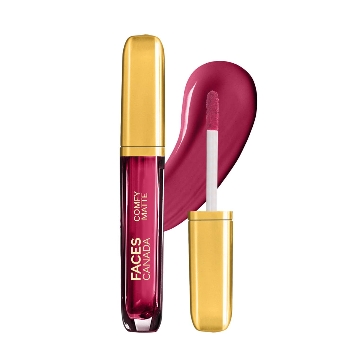 FACESCANADA Comfy Matte Liquid Lipstick - Any Day Now 04 (Red), 3 ml | Comfortable 10HR Longstay | Intense Matte Color | Almond Oil & Vitamin E Infused | Super Smooth | No Dryness | No Alcohol