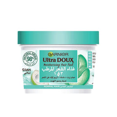 Garnier Ultra Doux Hair Food Moisturising Aloe Vera 3-in-1 Hair Mask For Normal Hair 390ML