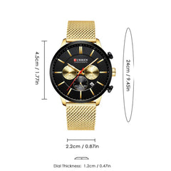 CURREN 8340 Man Watch Man Sport Watch Man Waterproof Outdoor Wristwatch Man Watch Man Chronograph Quartz Business Watch Male Watch for Men