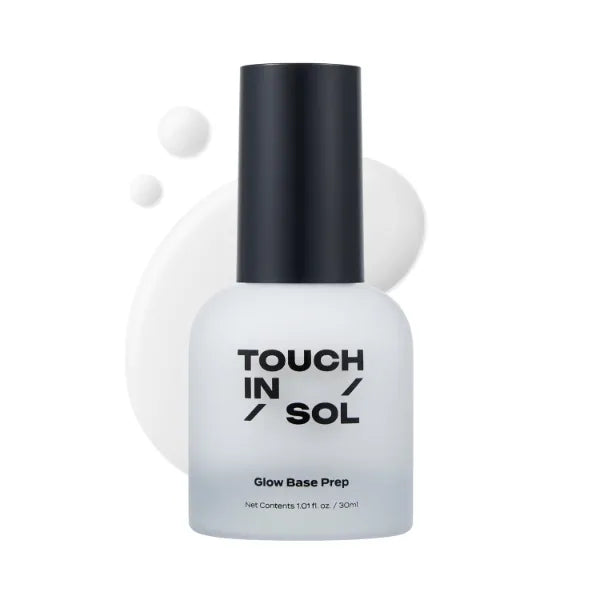 TOUCH IN SOL Glow Base Prep – Glow Primer for Radiant Makeup Base, Hydrating Face Prep with Ceramides, Hyaluronic Acid & Peptides, Lightweight Non-Sticky Finish (1.01 fl oz)