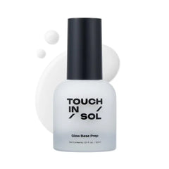 TOUCH IN SOL Glow Base Prep – Glow Primer for Radiant Makeup Base, Hydrating Face Prep with Ceramides, Hyaluronic Acid & Peptides, Lightweight Non-Sticky Finish (1.01 fl oz)