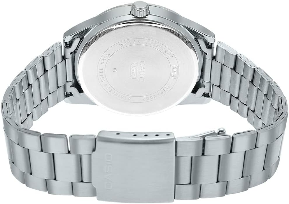 Casio Men's Watch - MTP-VD02B-1EUDF Silver / White