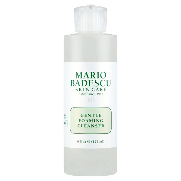Mario Badescu Gentle Foaming Facial Cleanser, Deep Cleansing and Hydrating Face Wash