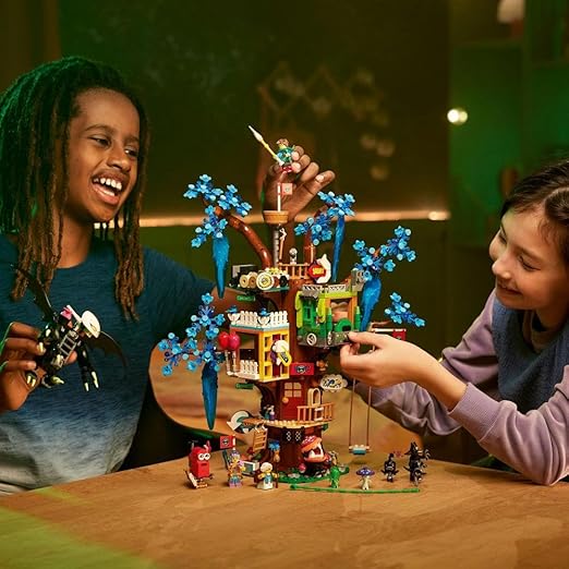 LEGO DREAMZzz 2in1 Fantastical Tree House Toy Set for 9 Plus Year Old Girls & Boys, with Mrs. Castillo, Izzie, Mateo and the Night Hunter Minifigures, Imaginative Play Toys Based on the TV Show 71461