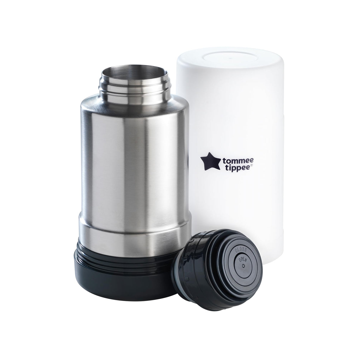 Tommee Tippee Tt423000 Closer To Nature Travel Bottle & Food Warmer, White