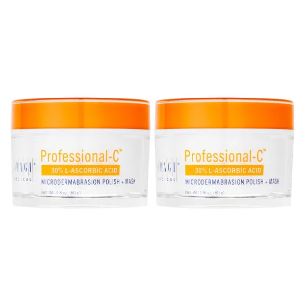 Obagi Professional-C Microdermabrasion Polish + Mask – Dual Action Vitamin C Face Mask that Exfoliates & Promotes Healthy Looking Skin – 2.8 oz (Pack of 2)