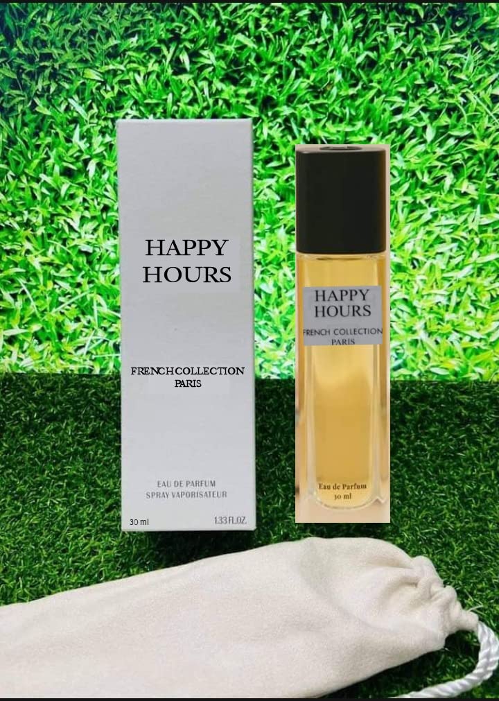 HAPPY HOURS 30 ML women's Fragrance Type: Eau de Parfum Fragrance Family: Woody & Musky Top Notes: Tropical Citrus Perfume Fruity Vanilla Base Notes: EAN 14: 3337845542080
