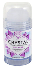 Crystal Essence Mineral Deodorant Stick- Unscented Body Deodorant With 24-Hour Odor Protection, Non-Staining & Non-Sticky, Travel Deodorant, Aluminium Chloride & Paraben Free, 4.25 FL OZ, Pack of 2