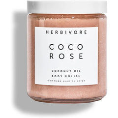 HERBIVORE Coco Rose Exfoliating Body Scrub + In-Shower Moisturizer with Coconut Oil, Shea Butter + Pink Clay for Softer, Smoother Skin | Vegan, Plant-Based, Cruelty-Free