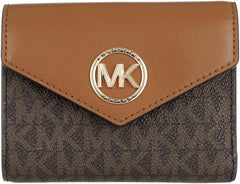 Michael Kors MK MD ENV TRIFOLD 34S1GNME6B252 BRN/ACORN