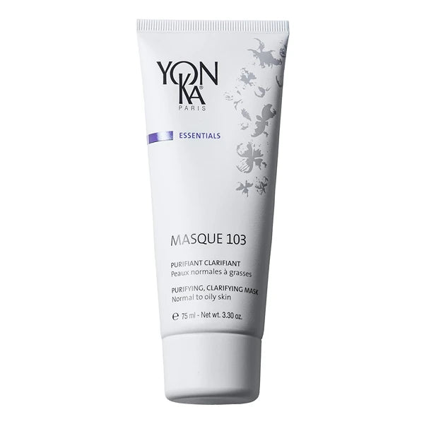 Yonka Masque 103 | Clay Face Mask | Clarify Skin and Tighten Pores with Botanical Extracts and Triple Clay Blend | Oily and Acne Prone Skin | Paraben-Free | 3.30 oz