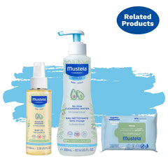 Mustela Baby Hair Styler & Skin Freshener - with Natural Avocado & Chamomile Water, Vegan & Hypoallergenic for Hair and Body - 200ml + 200ml (Pack of 2)